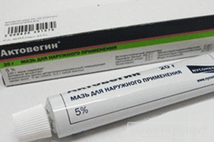 What is prescribed Actovegin ointment?
