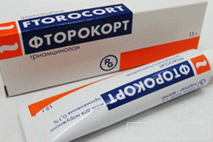 What is applied ointment Fluorocort