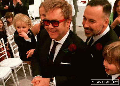 Elton John got married