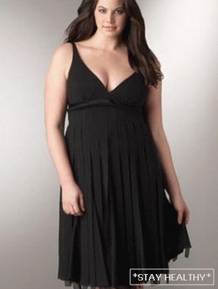 Perfect evening dress for full ladies