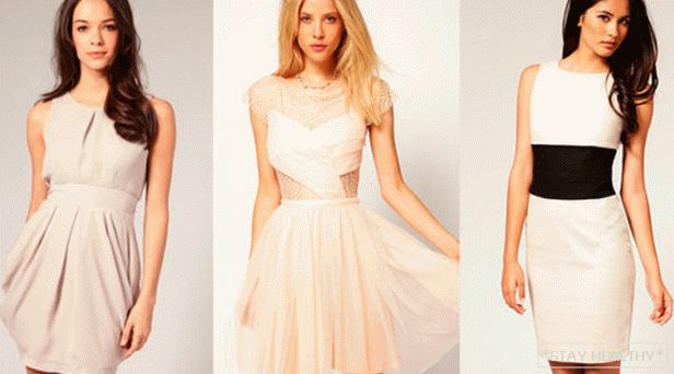 How to choose dresses for little women: stylesand models