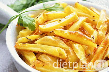Potatoes фри без масла - рецепт