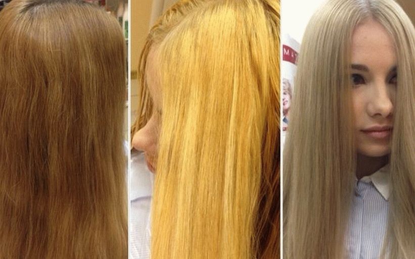 how to get rid of the yellowness of hair after lightening