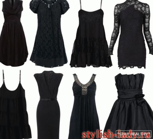 Маленькое черное платье: модели и styles