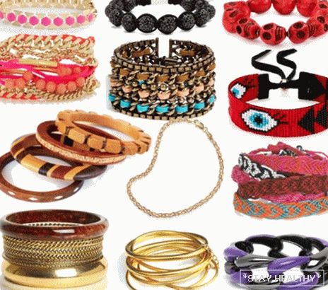 Types and models of bracelets