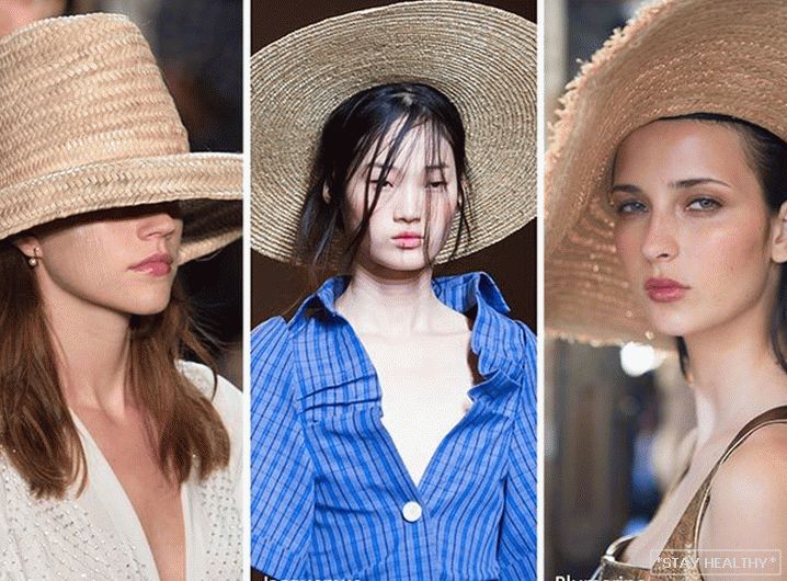 модные соломенные шляпы 2017, фото
