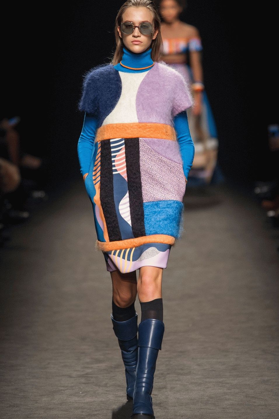 warm dress under a turtleneck