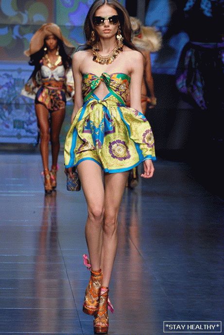 Fashion trends in the season spring - summer 2012(A photo)