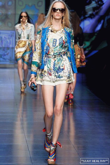 Fashion trends in the season spring - summer 2012(A photo)