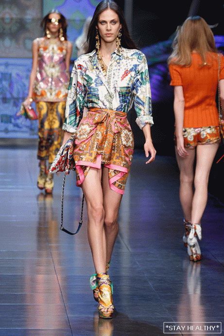 Fashion trends in the season spring - summer 2012(A photo)
