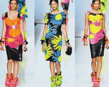 Fashion trends in the season spring - summer 2012(A photo)