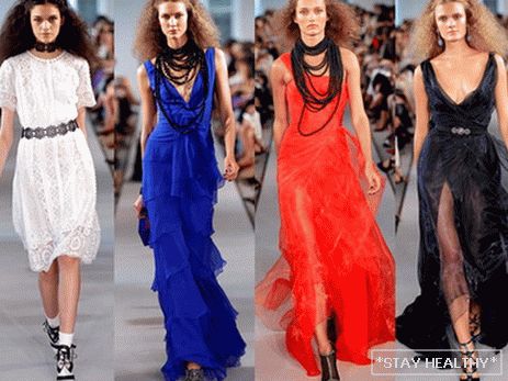 Fashion trends in the season spring - summer 2012(A photo)