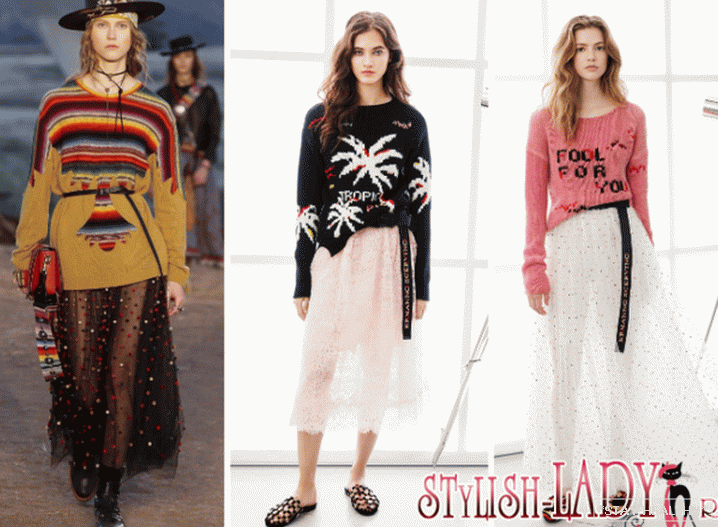 Fashionable skirts 2018