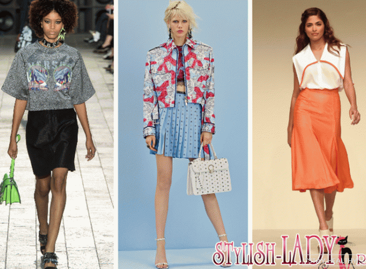 Fashionable skirts 2018