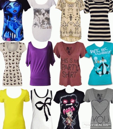 Women's fashion t-shirts: photo