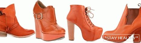 What can you wear with orange shoes?