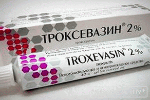 What helps Troxevasin ointment?