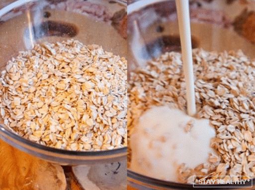 Oat buns with dried apricots