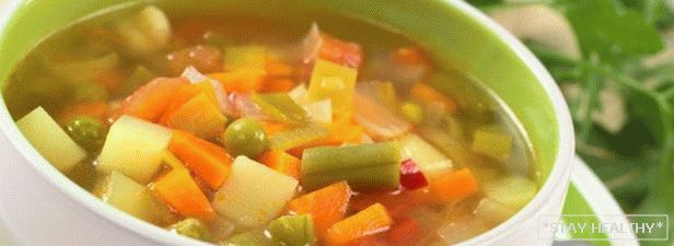 Slimming with healthy vegetable soups