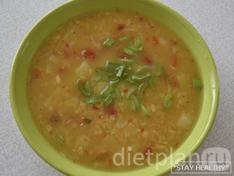 Турецкий суп с булгуром и lentils