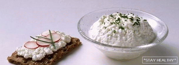 Fasting day on cottage cheese