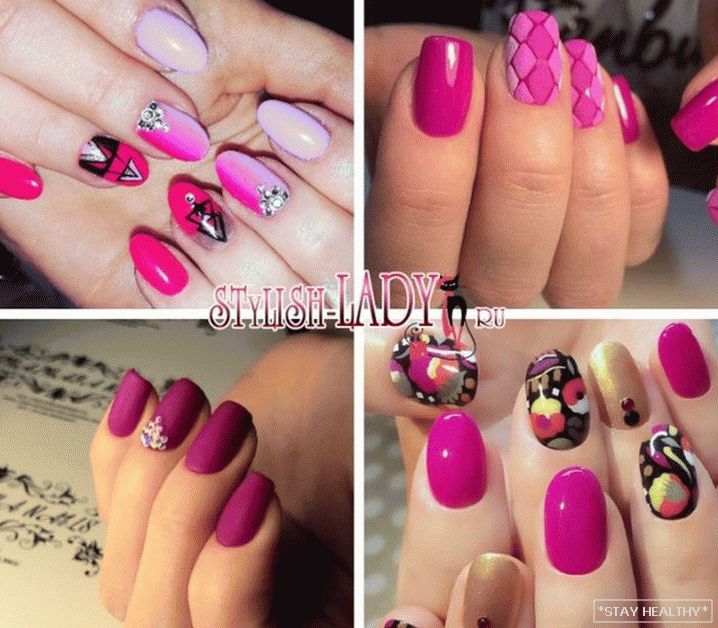 Платье фуксия маникюр цвета Luxurious Fuchsia Manicure for Realqueens! - How to lose weight: diet, nutrition