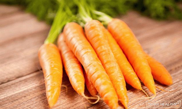 How many calories in carrots