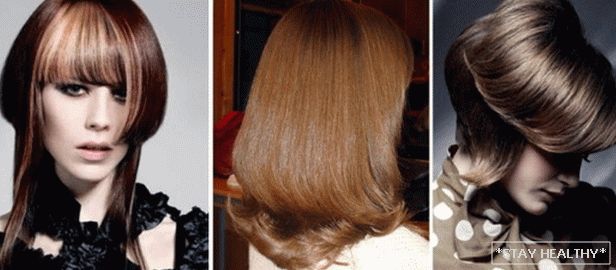Types of haircuts - square without bangs and doublequads