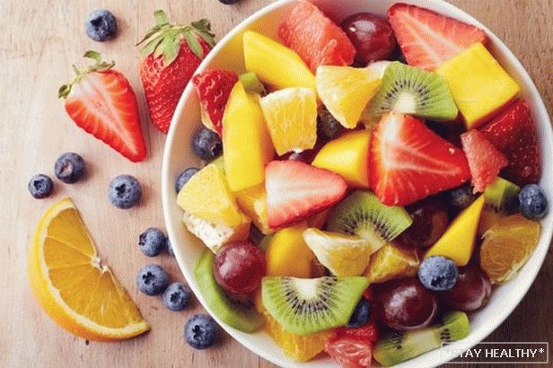 Delicious slimming with fruit