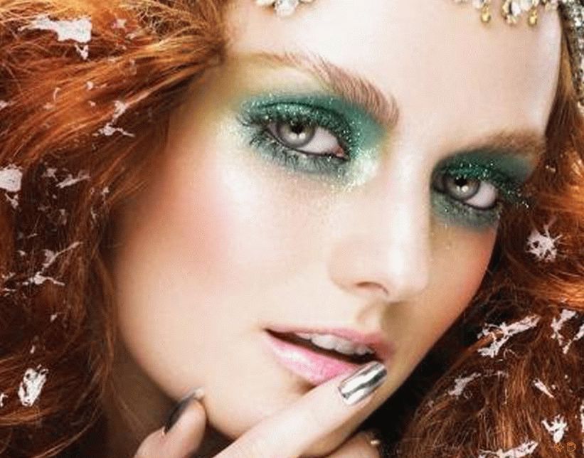 Trendy Christmas makeup 2020 - new ideas